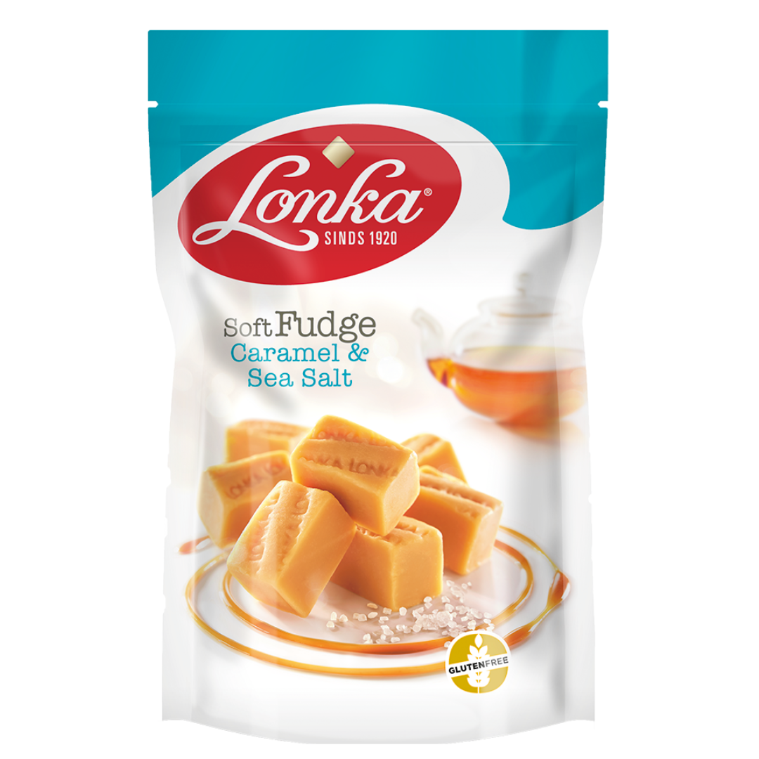 Lonka Soft Fudge Caramel & Sea Salt Gluten-Free 180g