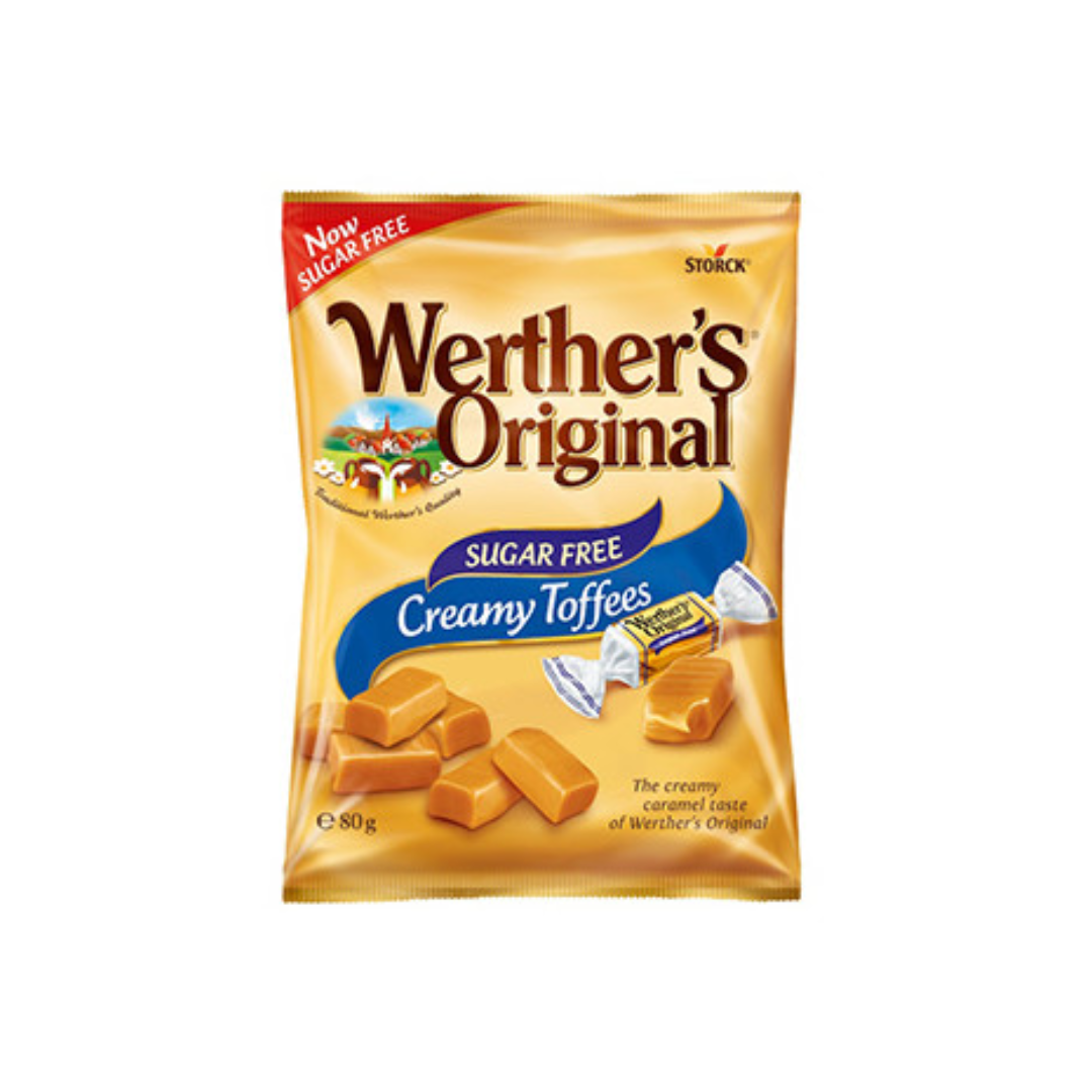 Werther's Original Sugar Free Creamy Toffees 80g