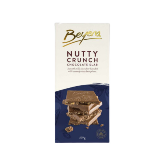 Nutty Crunch - Hazelnut Milk Chocolate Slab 100g