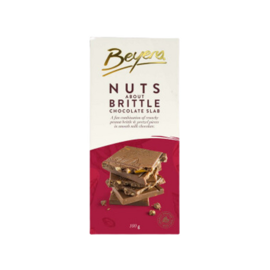 Nuts About Brittle - Peanut Brittle & Pretzel Milk Chocolate Slab 100g