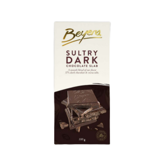 Sultry Dark - 57% Dark Chocolate with Cocoa Nibs Slab 100g