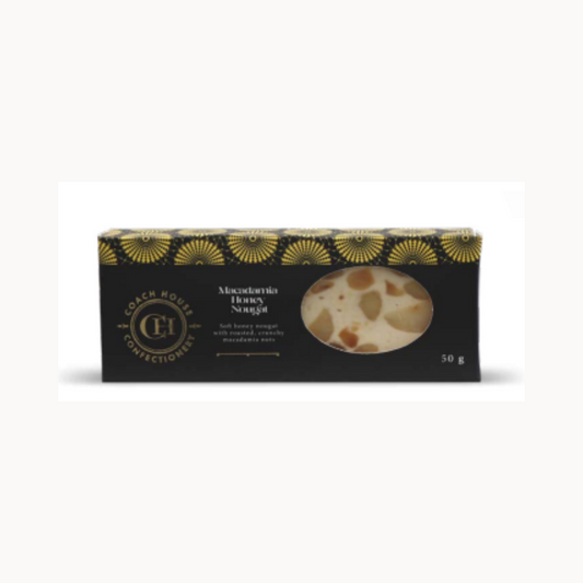 Coach House Macadamia Honey Nougat Bar 50g