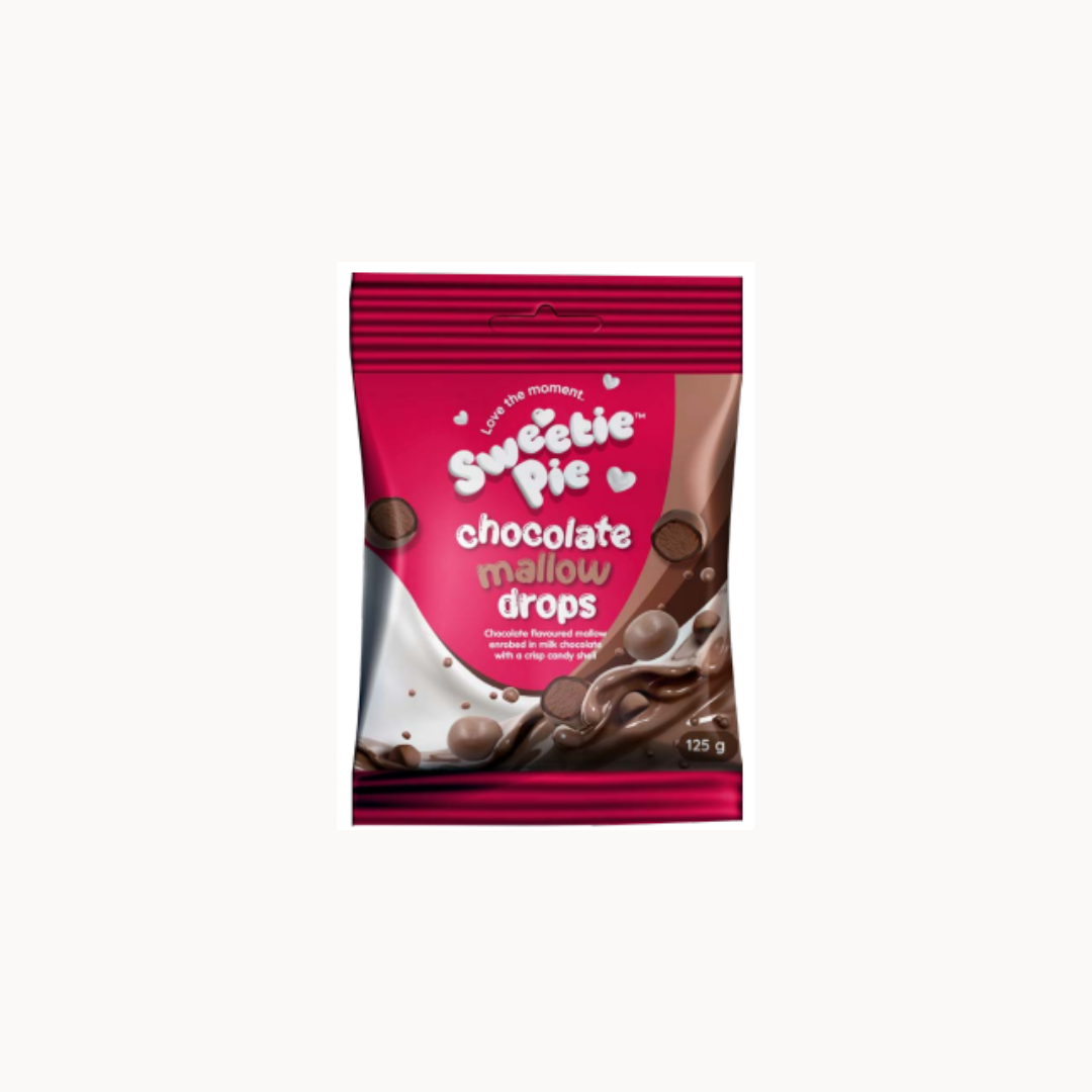 Sweetie Pie Candy Coated Choc Mallow Drops 125g