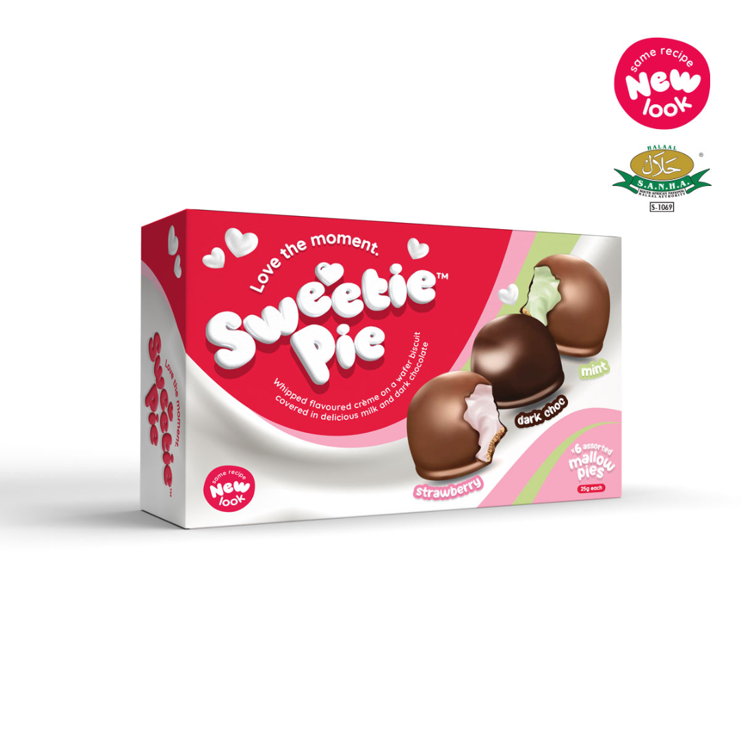 Sweetie Pie Mallow Assorted 6pce 150g