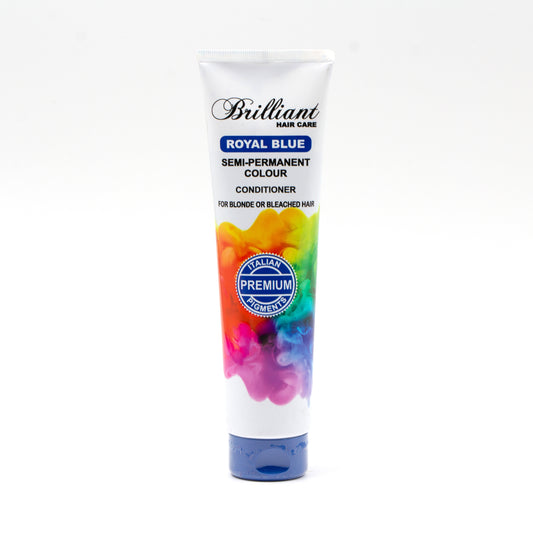 Brilliant Hair Care Premium Range - Semi Permanent Colour Conditioner - ROYAL BLUE