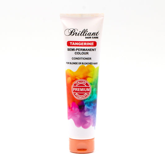 Brilliant Hair Care Premium Range - Semi Permanent Colour Conditioner - TANGERINE