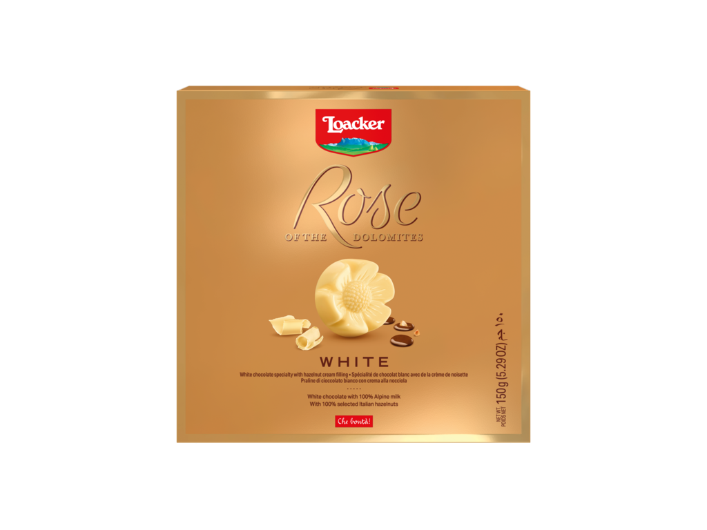 Loacker Rose of the Dolomites White 150g