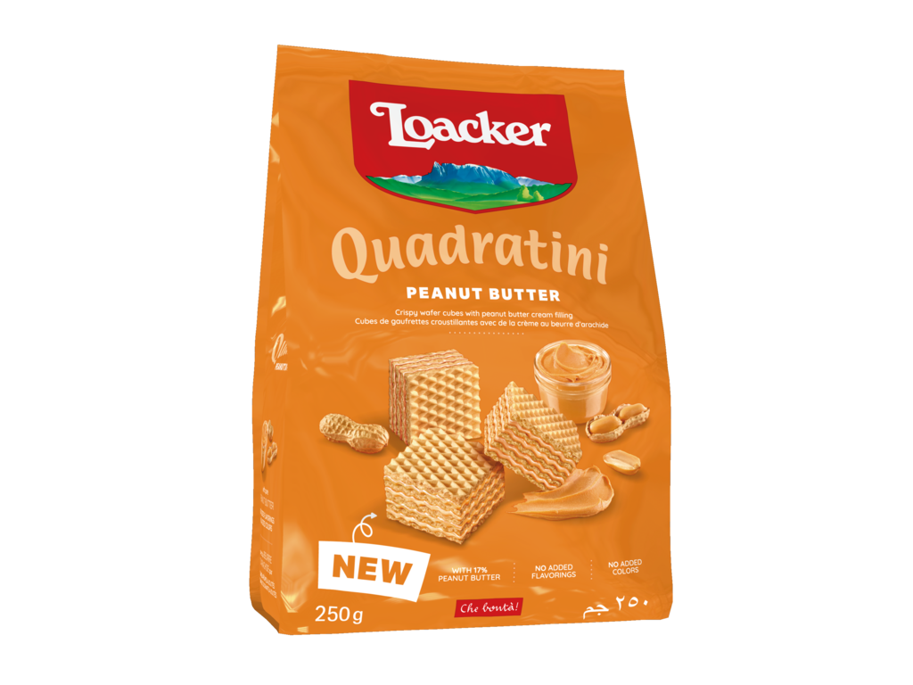 Loacker Quadratini Peanut Butter 125g