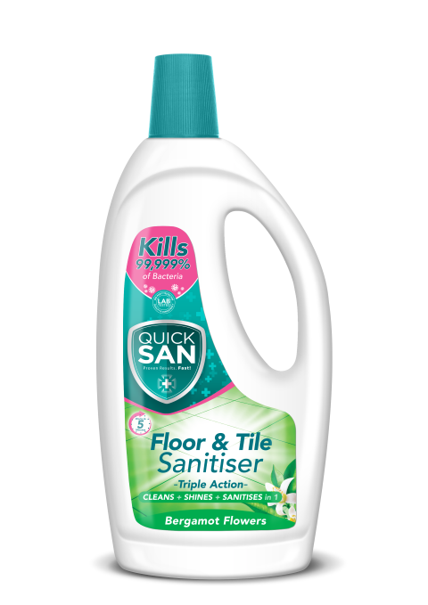 Quicksan Floor and Tile Sanitiser Bergamot Flowers 750ml