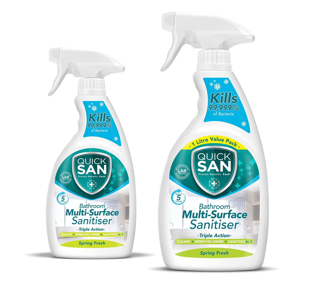 Quicksan Bathroom Sanitiser Spring Fresh