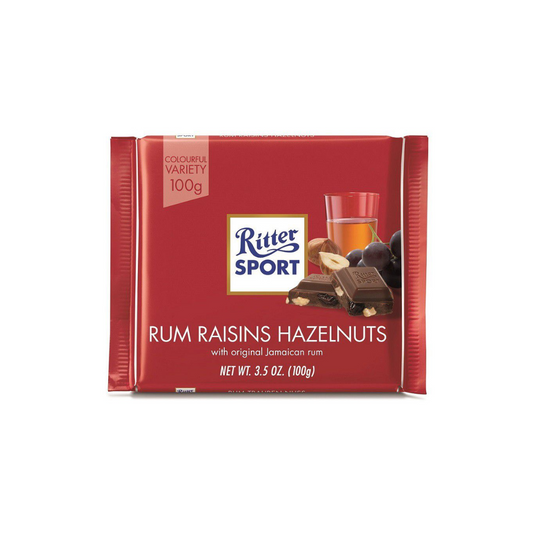 Ritter Sport - Rum, Raisin & Hazelnuts 100g