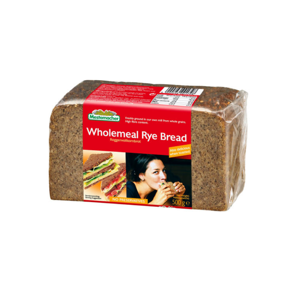 Mestemacher Wholemeal Rye Bread 500g