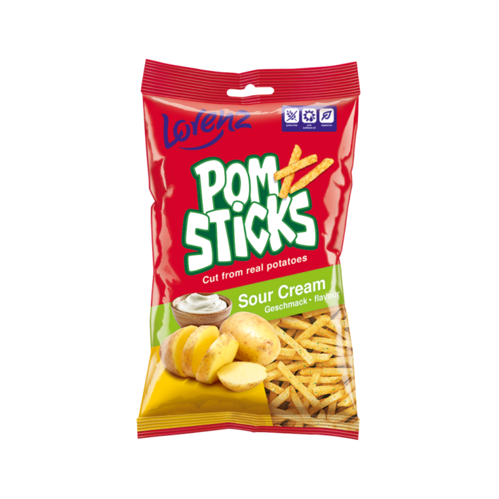 Lorenz Pomsticks Sour Cream 85g