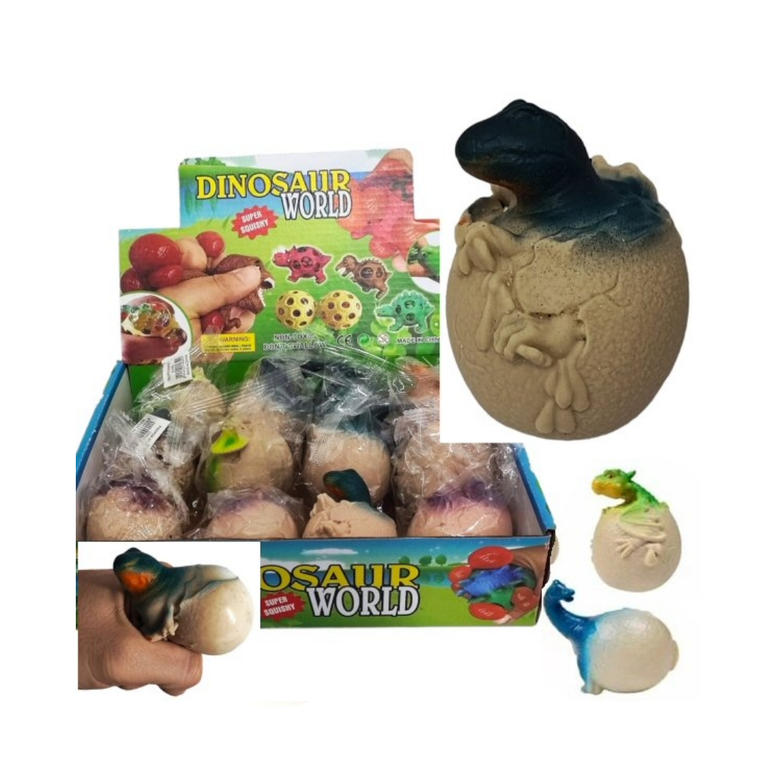 Dino Egg Squishy Display 12pcs