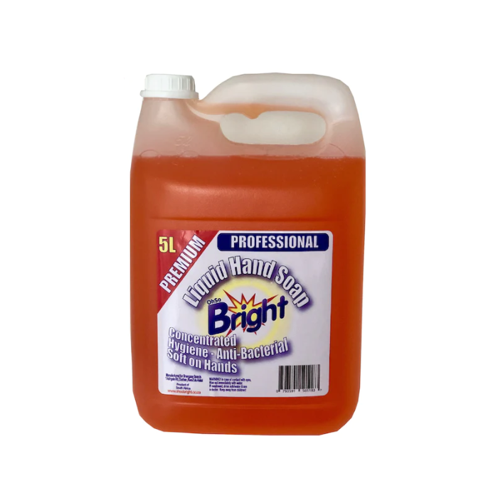 Oh So Bright Premium Antibacterial Liquid Hand Soap 5L