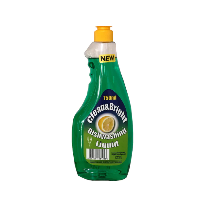 Clean & Bright Economy Dishwashing Liquid 750ml