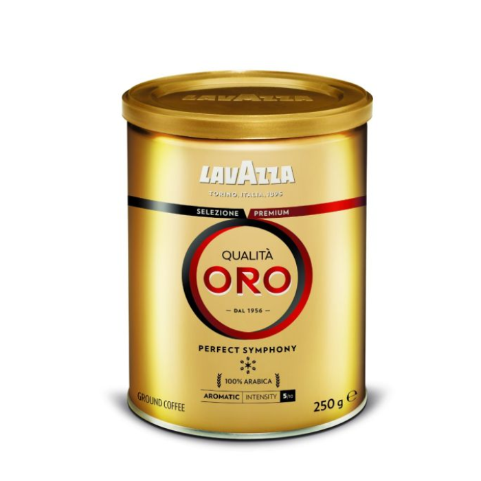 Lavazza Qualita Oro Ground Coffee Tin 250g