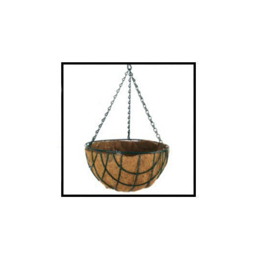 Wire Basket with Coco Liner 35cm (14")