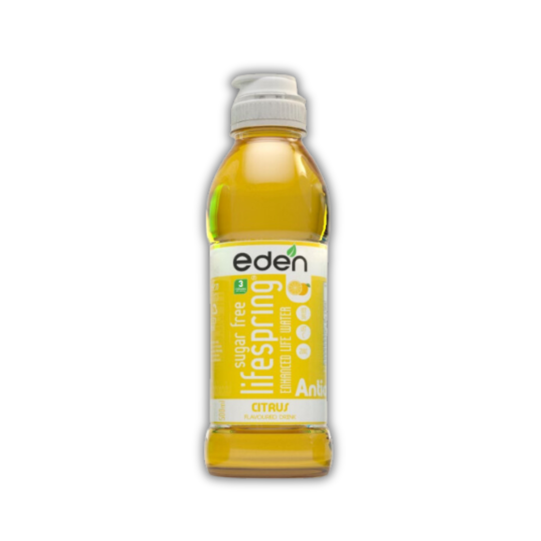 Eden Lifespring Citrus Vitamin Water - Sugar Free 500ml