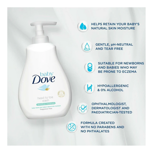 Baby Dove Sensitive Body Wash 400ml