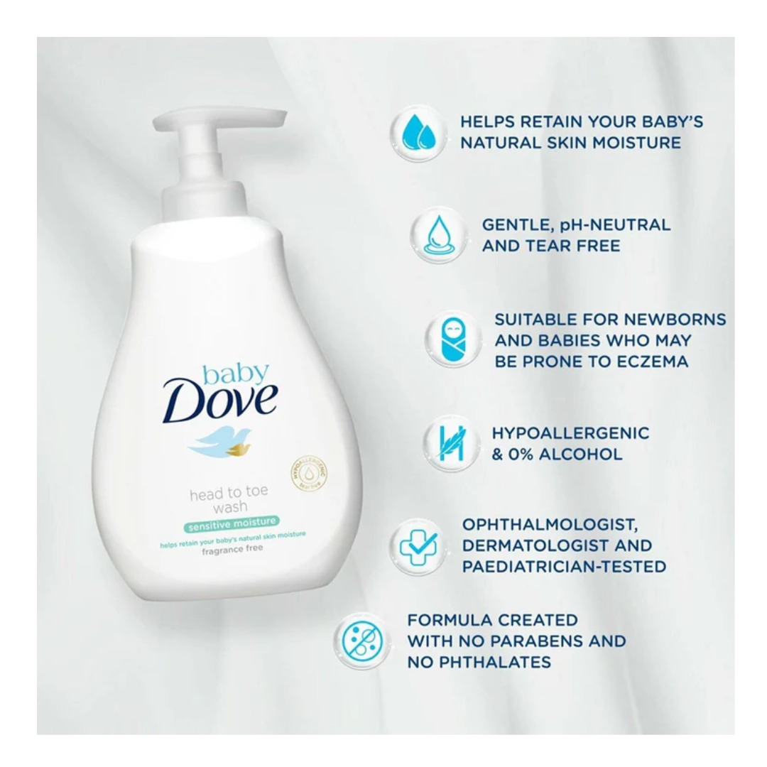 Baby Dove Sensitive Body Wash 400ml