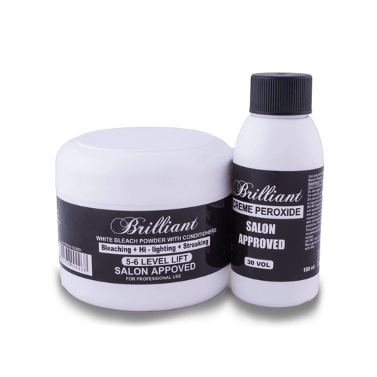 Brilliant Hair Care Bleach Combo Pack - White Bleach Powder