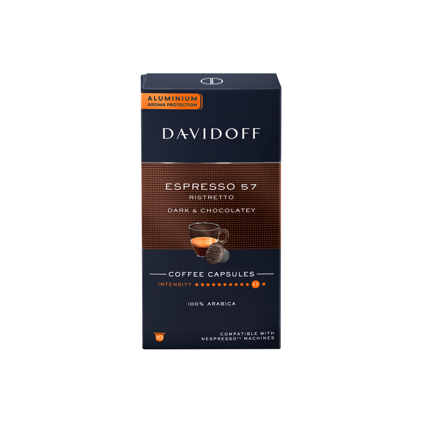 DAVIDOFF Espresso 57 Coffee Capsules 55g