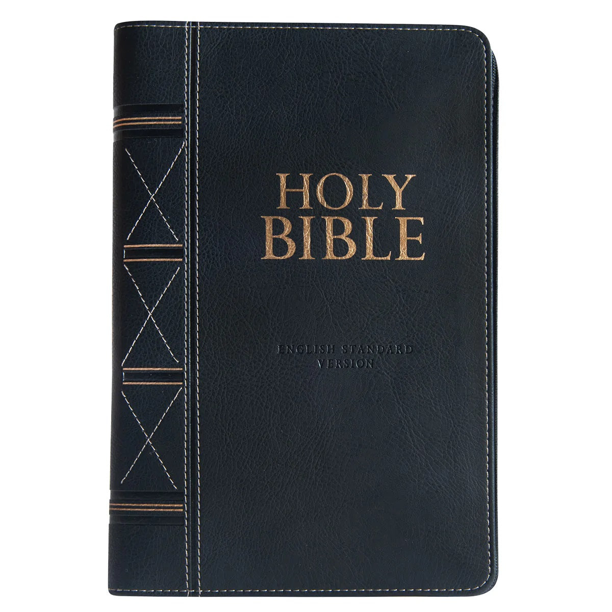 ESV Standard Thumb Indexed Bible With Zip Black