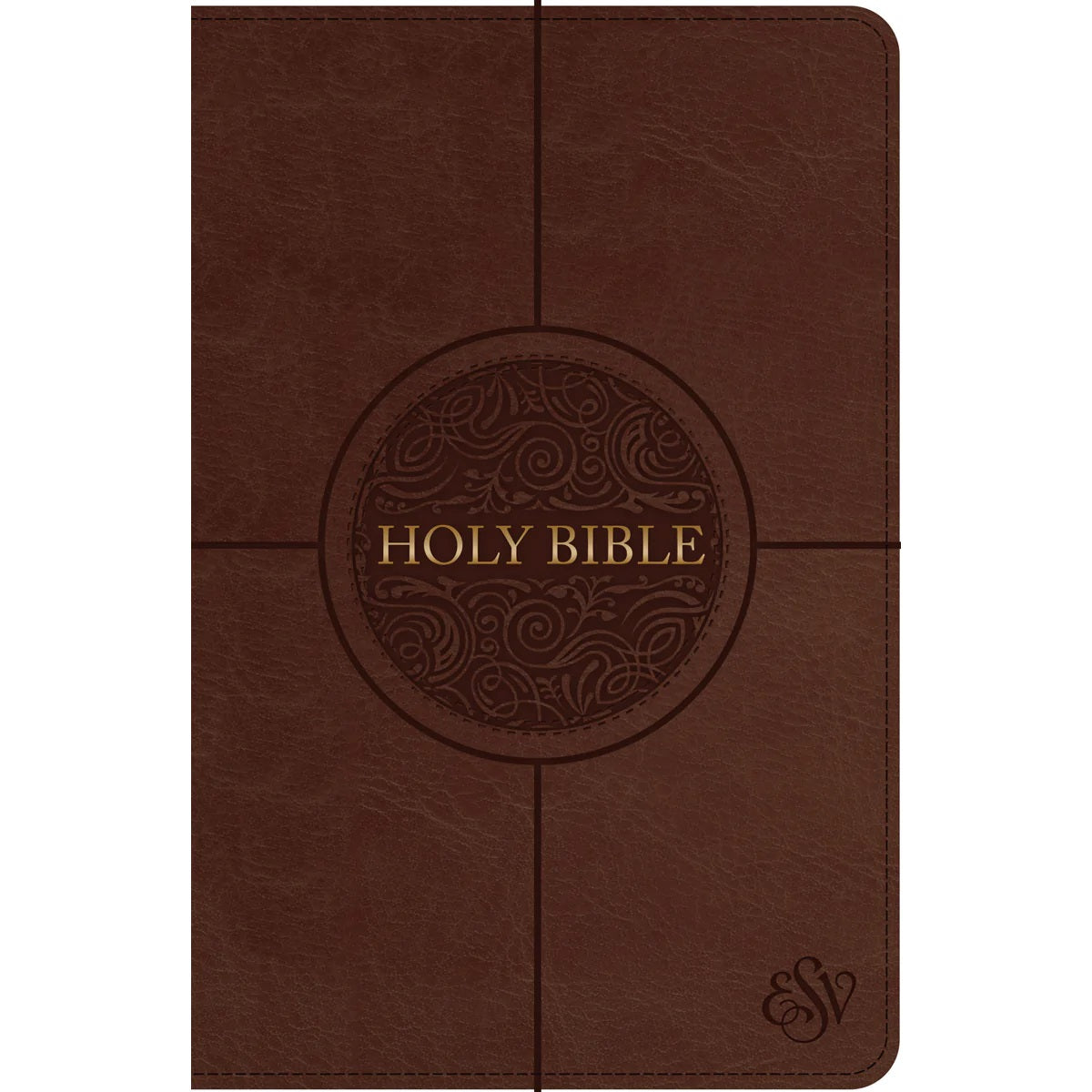 ESV Standard Thumb Indexed With Zip Brown