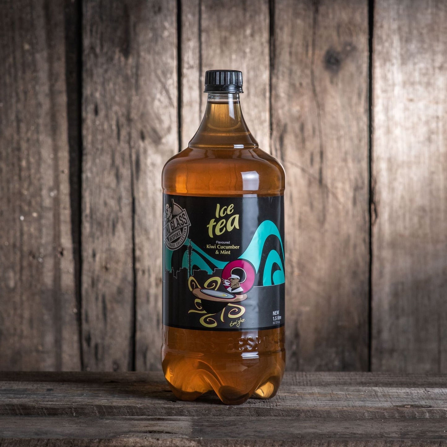 Toni Glass Ice Tea - Kiwi Cucumber & Mint 1.5L