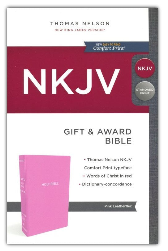 NKJV Gift and Award Bible, Pink