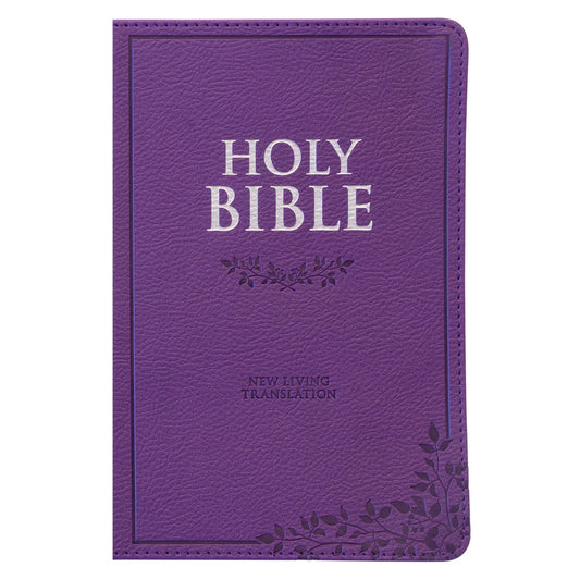 NLT Compact Bible Purple (Imitation Leather)