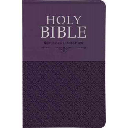 NLT standard indexed Bible purple