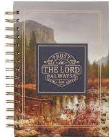 Trust In The Lord Always (Large Hardcover Wirebound Journal)